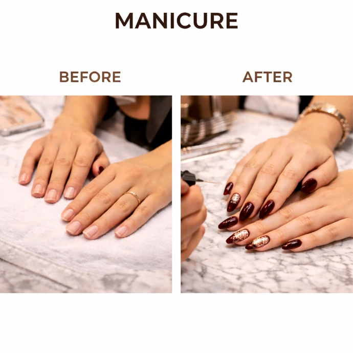 نتائج باقة باديكير ومناكير فاخرة بالرياض